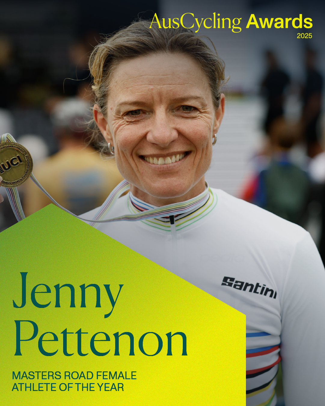 Jenny Pettenon Masters Road Female Athlete of the Year